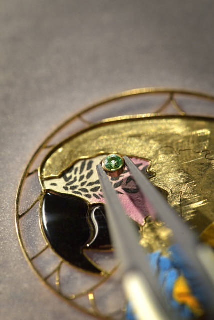 Putting on the precious gem