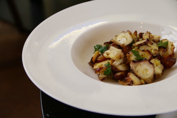 ira simonov mr porter amsterdam octopus salad